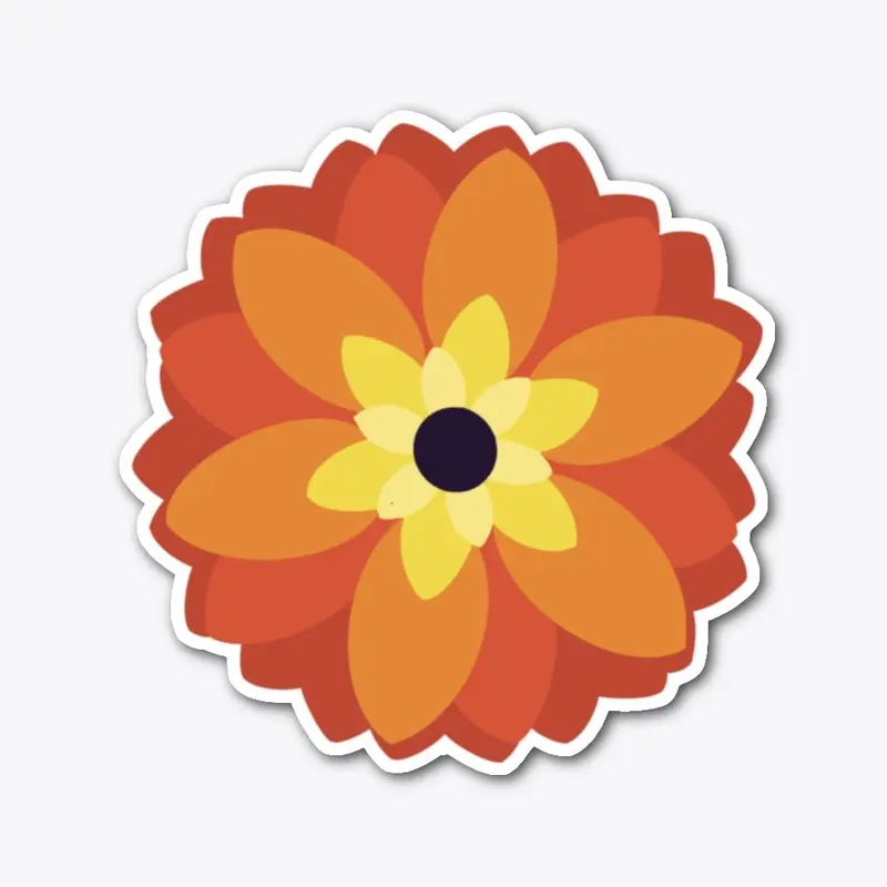 The Marigold Standard Die Cut Sticker